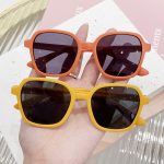 Kids / Children's Colorful Box Cartoon Sun Glasses