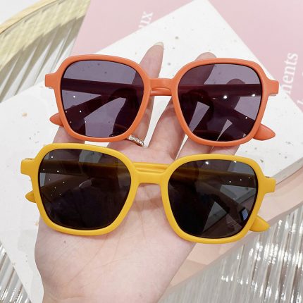 Kids / Children's Colorful Box Cartoon Sun Glasses